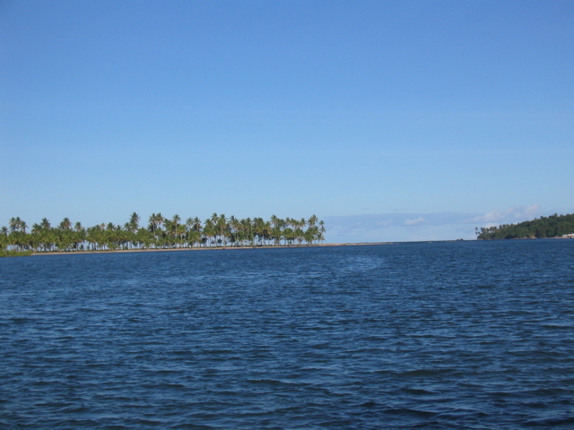 chegada em boipeba